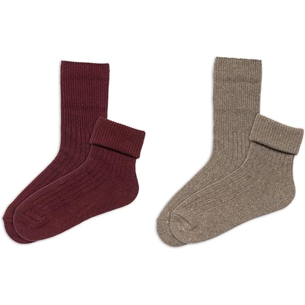 6 Paires Chaussettes Slouchy PIKY PACK - Coton Élastique - Taille Unique 35/40 - Coloris Assortis