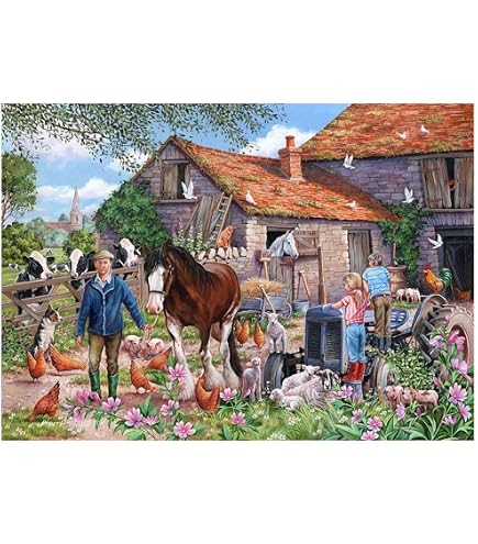 The House Of Puzzles „At The Garden Center“ Puzzle – 500 Teile, 34x48 Cm, Für Erwachsene, Künstlerisch Illustriert