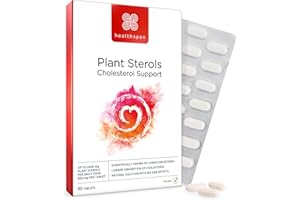 Healthspan Plant Sterols 2400mg – 90 Tablets – High Strength – Supports Normal Cholesterol Levels – UK Manufactured