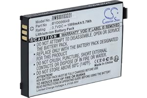 vhbw Batería Recargable Compatible con Nuk 10256296, BM300 Parent Unit, Eco Control + Video Monitor de bebé (1000 mAh, 3,7 V, Li-Ion)