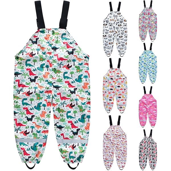 Wathose Für Kinder Mit Fleece-Futter - Winddicht & Wasserdicht Für Outdoor-Spaß