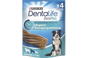Dentalife Dentalife PURINA Dentalife DuraPlus Zahnpflege-Snacks mit Tiefenreinigungswirkung, Huhn, mittelgroße Hunde, 5er Pack (5 x 197 g)