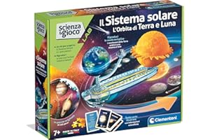Clementoni Scienza e Gioco Lab - Il Sistema Solare, Orbita di Terra e Luna, Gioco Scientifico Bambini 6+ Anni per Scoprire il Cosmo, con Puzzle 150 Pezzi, Made in Italy, Lingua Italiana, 19402