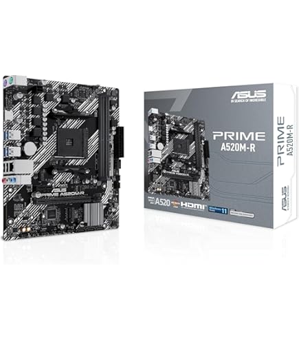 Ryzen 7 5700x ASUS Prime A520M-A II/CSM AMD AM4(3rd Gen Ryzen