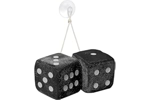 Simoni Racing Spa BD/N Dice, Noir, 10 x 10 x 10 cm, Set de 2