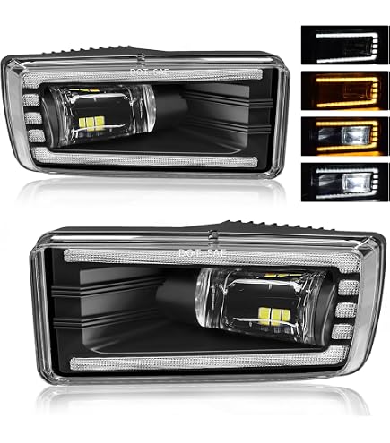 CPW Fog Light Pair – 2007-2015 Chevy Silverado 1500 & GMC Sierra, Chrome Housing, Halogen
