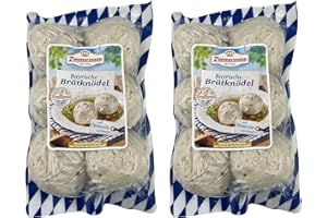 Food-United BRÄTKNÖDEL 2x400g | 12 Stück | echt bayrisch | herzhaft | würzig | aus Bayern von ZIMMERMANN | bayerische Spezialität | traditionelle Suppeneinlage | zu Kartoffelpüree Sauerkraut
