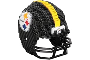 FOREVER COLLECTIBLES UK Foco Pittsburgh Steelers BRXLZ Réplica de casco