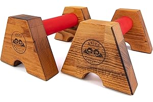 ‎ARIES ATHLETICS Aries Athletics Liegestützgriffe aus Holz – Nachhaltige Push Up Griffe produziert in Deutschland – Handgefertigte Liegestütz und Handstand Griffe, Parallettes für Fitness Workout
