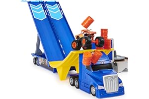 Monster Jam Kit de jeu officiel 2 en 1 Transformeur avec camion Monster Truck exclusif El Toro Loco moulé sous pression Échelle 1:64