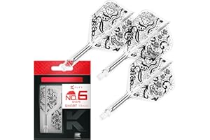 TARGET DARTS Target Japan Player Edition K Flex Flights and Shaft System | 3er-Pack Kflex All In One Flights, Player Edition Dartzubehör | K-Flex Dartschaft kurz/Mittelstufe/Mittel