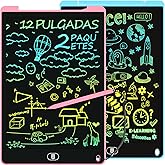 Electight 12 pulgadas 2 Packs LCD azul y rosa