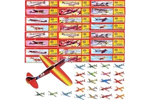 YINZZTRY Gleitflugzeuge Set, Styroporflieger Flugzeuge Modell, Gleitflugzeuge für Kinder, Gleiter Flieger Wurfgleiter, für Schultüte Mitgebsel Überraschung (24 Stück)