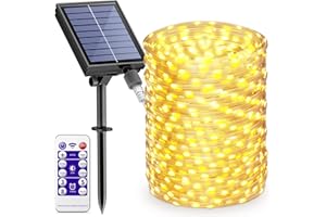 BESCOST Catena Luminosa Esterno Solare 24m240led-Luci Solari Esterno Impermeabile IP65 Luci Natale da Esterno Interno Decorative per Giardino Terrazzo Balcone Gazebo Partito Festa Natale