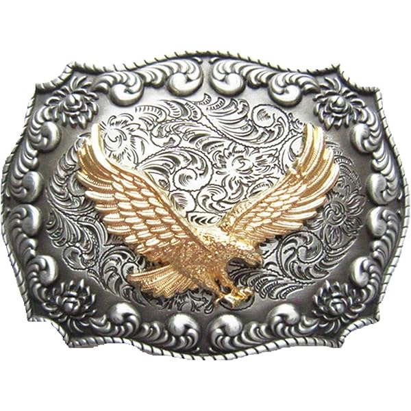 New Vintage Wetern Cowboy Cowgirl Flower Oval Belt Buckle Gurtelchnalle Boucle De Ceinture