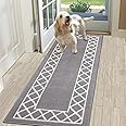 SHACOS Grey Runner Rug for Hallway 50 x 150 cm Non Slip Hallway Entrance Carpet for Kitchen Laundry Room
