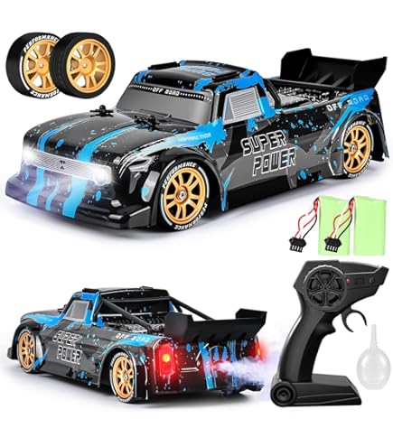 iBlivers Macchina Telecomandata de Drift, 1:14 auto telecomandate con acceleratore proporzionale e sterzo 4WD GT Drift RC Car Macchine per adulti ragazzi bambini