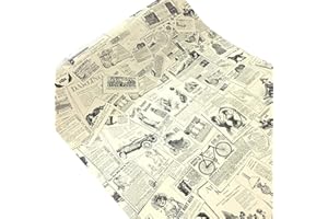 WDragon - Carta da parati adesiva in stile vintage, per decorare muri e mobili, armadi, scaffali, 45 x 250 cm