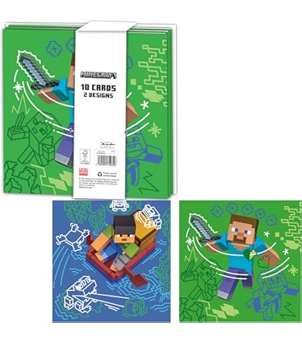 Decorazioni Feste Minecraft Biglietti Invito Compleanno Minecraft - 30 Pezzi Per Feste A Tema Bambini Inviti Feste A Tema Cartoni