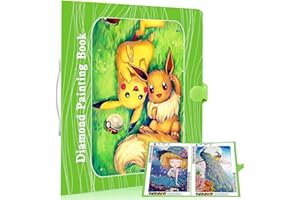 SHINESKY Diamond Painting Bilder Album,diamond painting aufbewahrungsmappe,diamond painting album a3 für Aufbewahrung Diamant Malerei Bilder, Mit 30 Klarsichthüllen fasst 60 Blatt Bilder (C)