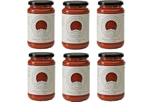 Mariangela Prunotto Azienda Agricola - Una Delizia Albese - Frutticultori in Alba Dal 1863, N. 6 Vasetti di Sugo Al Peperone Biologico 340 G