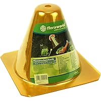 Pflanzenschutzhaube 12er Set aus Kunststoff gelb-transparent, Schutz vor Schnecken, Wettereinflüssen, Vogel-und Wildfraß…