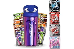 REZ | Pack Starter | Energy Drink en Poudre | Boisson Énergisante SANS sucre | Colorants et Arômes Naturels | Seulement 30 calories | Fabriqué en France (Premium)