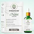 Nabhi Tailam Belly Button Oil for boosting immunity improving digestion & Joint Pain Relief, promoting Hair growth, and improving skin glowing & Eye health and Brain Development &weight loss 30ml