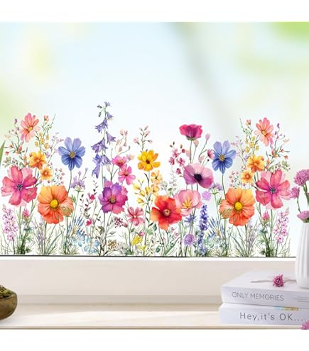 Adesivi Finestre Fiori 3 Pezzi - Prisma Suncatcher Effetto Arcobaleno, Anti-Collisione Uccelli - Foto 10