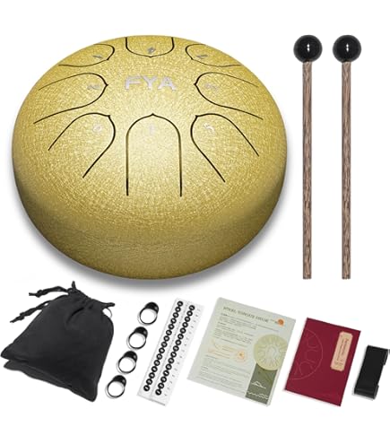 RAV Vast D Major - Metal Handpan Drum - 9 Notes Steel Hand Tongue