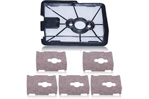 AUMEL 4116 120 1602 Juego de Limpiador de la Cubierta de la Base del Filtro de Aire para Stihl FS500 FS550 FS550L FS360 FS420 FS420L Recortadores Parte