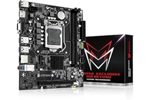 SHANGZHAOYUAN H110 LGA 1151 Motherboard, Gaming Motherboard for Intel 6-9th Gen Core i3/i5 Pentium, Celeron Series Processors, DDR4, PCIe 3.0/2.0, NVME/NGFF M.2, SATA 6Gbps, VAG, HDMI-compatible