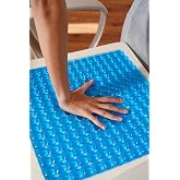 Softlife Double Jelli Visco Tekerlekli Sandalye Minderi Visko Kare Oturma Minderi Serinleten Minder 45x43x7 cm