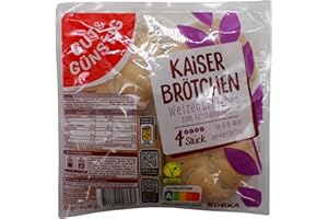EDEKA Gut & Günstig Kaiser Brötchen zum Fertigbacken, 6er Pack (6 x 220g)