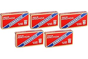 Anchoas en Aceite de Oliva Consorcio 45gr. [Pack 5 Latas]