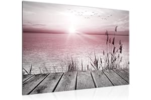 Runa Art 034315b - Cuadro de pared (60 x 40 cm, fieltro, formato XXL, fabricado en Alemania, listo para colgar), diseño de puesta de sol