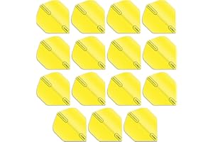 RED DRAGON Hardcore XT Colours Extra Épais Standard Fléchettes Dart Flights - 5 Jeux par Paquet (15 Dart Vols au Total)