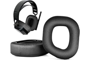 XBERSTAR Ulepszone pogrubione nauszniki, zastępcza poduszka do uszu Corsair HS80 RGB bezprzewodowe słuchawki hs80 nauszniki (piłka nożna siatkowe nauszniki)