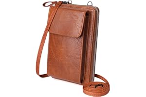 Narunii Sac Portefeuille Femme Bandouliere Portefeuilles Femme,Sac à Main pour Téléphone Portable,Sac à bandoulière Femme Sac à Dos en Cuir PU