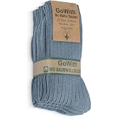 GoWith 4'l&uuml;-5'li%100 Doğal Pamuktan &Uuml;retilmiş, Yumuşak, &Ouml;n Yıkamalı, Dikişsiz, Cilt Dostu, Ribana &Ouml;rg&uuml;, Bio Naturel Kadın ve 