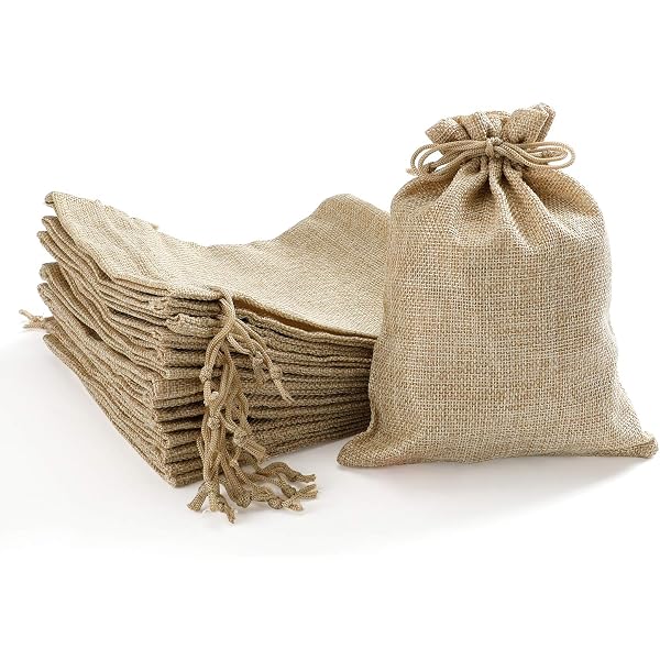 YOUNTHYE Jute-Geschenkbeutel Mit Zugband – Nachhaltig, Praktisch, Vielseitig