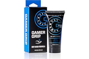 Gamer Grip: Stops sweat on hands & feet - Total Grip Solution endorsed by worlds top athletes in multiple sports + pro gamers to improve grip performance - Leading dry hand formula for Hyperhidrosis