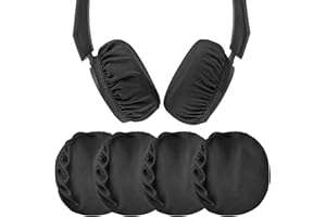 Geekria 2 pary elastycznych pokrowców na słuchawki / pokrowce na słuchawki/rozciągliwe i nadające się do prania, sanitarne ochraniacze na nauszniki, kompatybilne z B Solo2.0, Solo3, pasują do