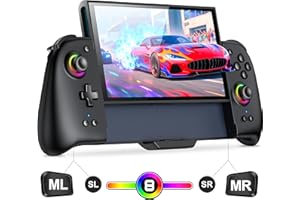 Gammeefy Switch 2 Controller - Hall Effect Joystick - One Piece Switch Joypad Replacement to Switch 2 Pro Controller's Feel, with 9 RGB Lighting, Turbo, KeyLinker App, Program