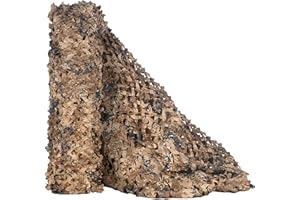 Raysent Red de Camuflaje persianas de Malla Doble para decoración Caza Patio Campamento fotografía Granja Refugio ocultación de Coche Fiesta exhibición telón de Fondo Paintball Cortina Techo Valla