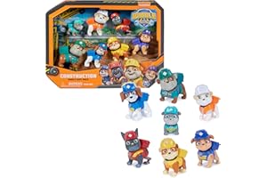 RUBBLE & CREW Ruben & Compagnie - Coffret Cadeau 7 Figurines - Dessin Animé Ruben - Figurine Pat Patrouille À Collectionner - Pat Patrouille Jouet - Cadeau Enfant 3 Ans Et + - Jouet Enfant 3 Ans Et +