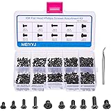 MEIYYJ 500pcs M2 M2.5 M3 Laptop Notebook Computer Replacement Screws Kit, PC Flat Head Phillips Screw Assortments, Countersun