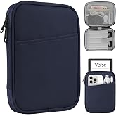 HoYiXi Universal Sleeve Case for 7 Inch Kindle Paperwhite/Colorsoft 2024 Compatible with 6-6.8 Inch Kindle Paperwhite 2021-2012/Pocketbook/Kobo/Tolino/Sony/Tolino/Sony E-Book Reader Blue
