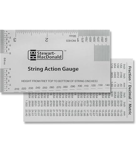 StewMac Set Spessimetri In Acciaio – 11 Lame Di Precisione Per Liuteria, Misure Da 0,16" A 0,40" (#1811)