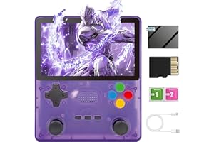 KINMRIS R39S Console di gioco portatile retrò da 64 GB Buile in con oltre 20000 giochi, console di gioco retrò 4.3 sistema schermo IPS da 4 pollici